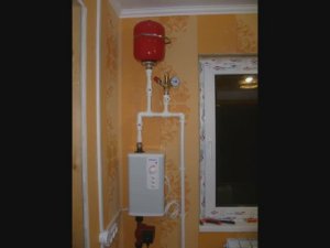 Сделал пластиковое отопление . Однотрубная система - система Ленинградка .