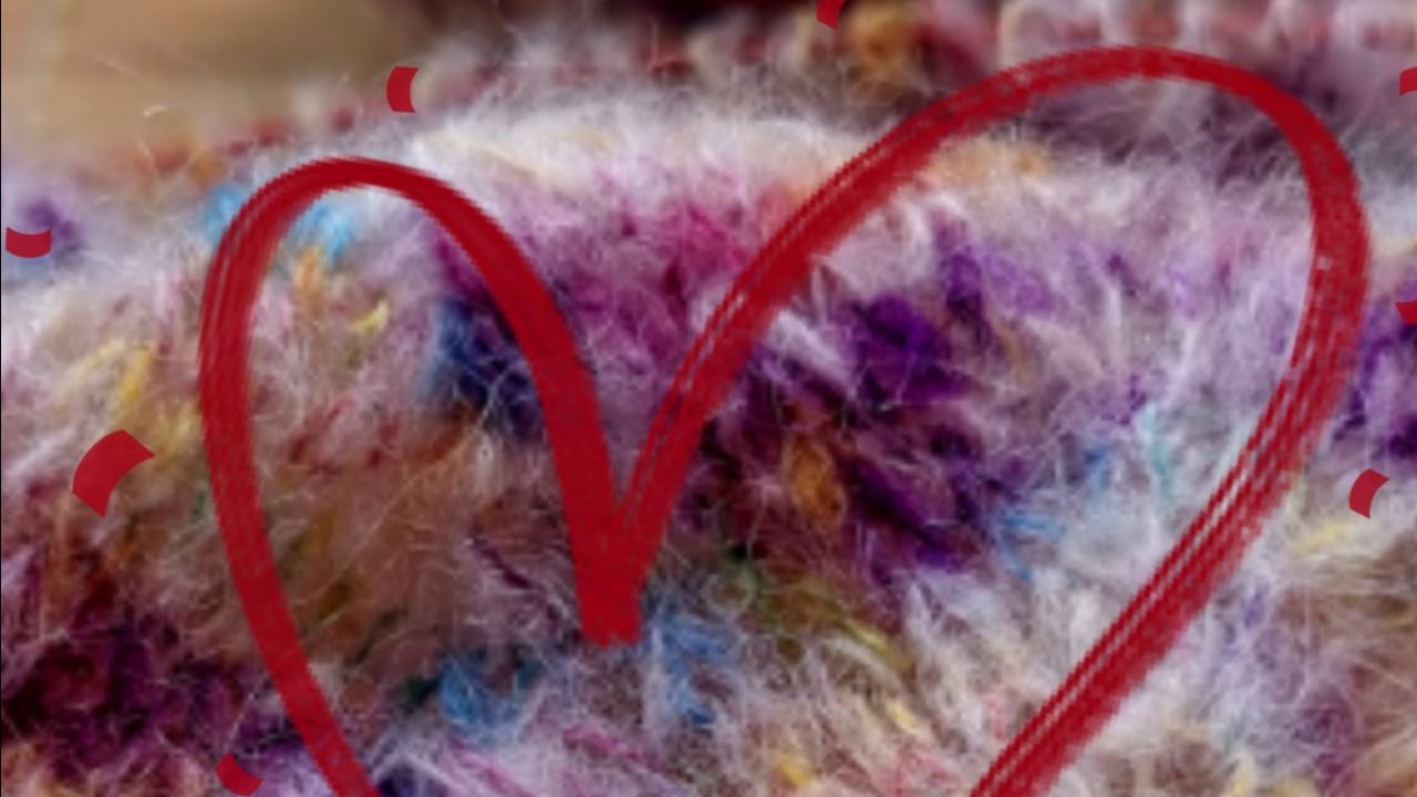 Идеи для вязания! Набираем петли для палантина узором зигзаг.