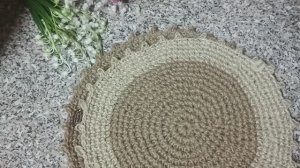 Вот такие декоративные салфетки из Джута связались 🤗🔥