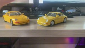 Обзор моделей Porsche 911 Carrera (993) в масштабе 1/24 от Bburago и Motormax