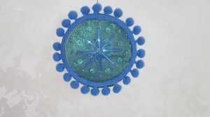 Рукодельный шарик-пинкип на ёлочку.mp4