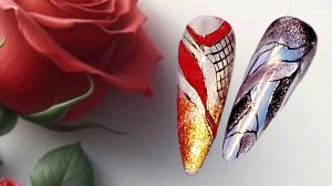 Идеи праздничного маникюра 2025. МК