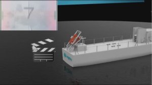 🛥️  СПУ спасательной свободнопадающей шлюпки 55 кН | Hydraulic Lifeboat Davit System 55 kN