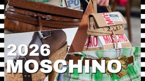 ✔️ MOSCHINO (Москино) - ДЕТАЛИ коллекции весна-лето 2026 в Милане: сумки и обувь