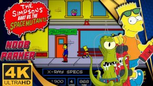 The Simpsons Bart vs. the Space Mutants Sega Mega Drive Genesis симпсоны  ретро аркада