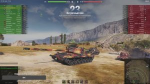 Мир танков танковый бой на локации степи тяжёлый танк Китая BZ-166