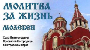Молебен "Молитва за жизнь"