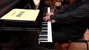 Bach Partita 6 e moll BWV 830  Sarabande, open rehearsal Moscow November 2025