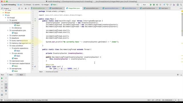 23. Atomic Integers & Lock Free E-Commerce смотреть онлайн