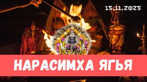 Нарасимха ягья и Шания ягья. 15.11.2025