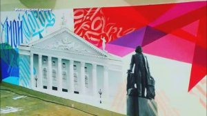 Граффити в подземном переходе