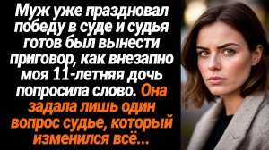 Жизненные Истории/Муж уже праздновал победу в суде, как моя дочь поднялась и задала один вопрос