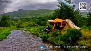 Живу в Палатке у Дикого Ручья - Рыбалка и Бушкрафт вдали от цивилизации