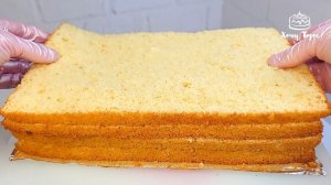 Пышный медовый бисквит 🍯 Невероятно нежный и ароматный! 💥