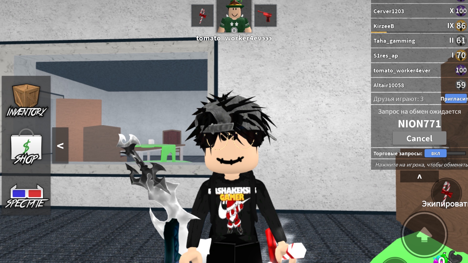 Гейм плей Мое первое видео играю за невинного в ММ2