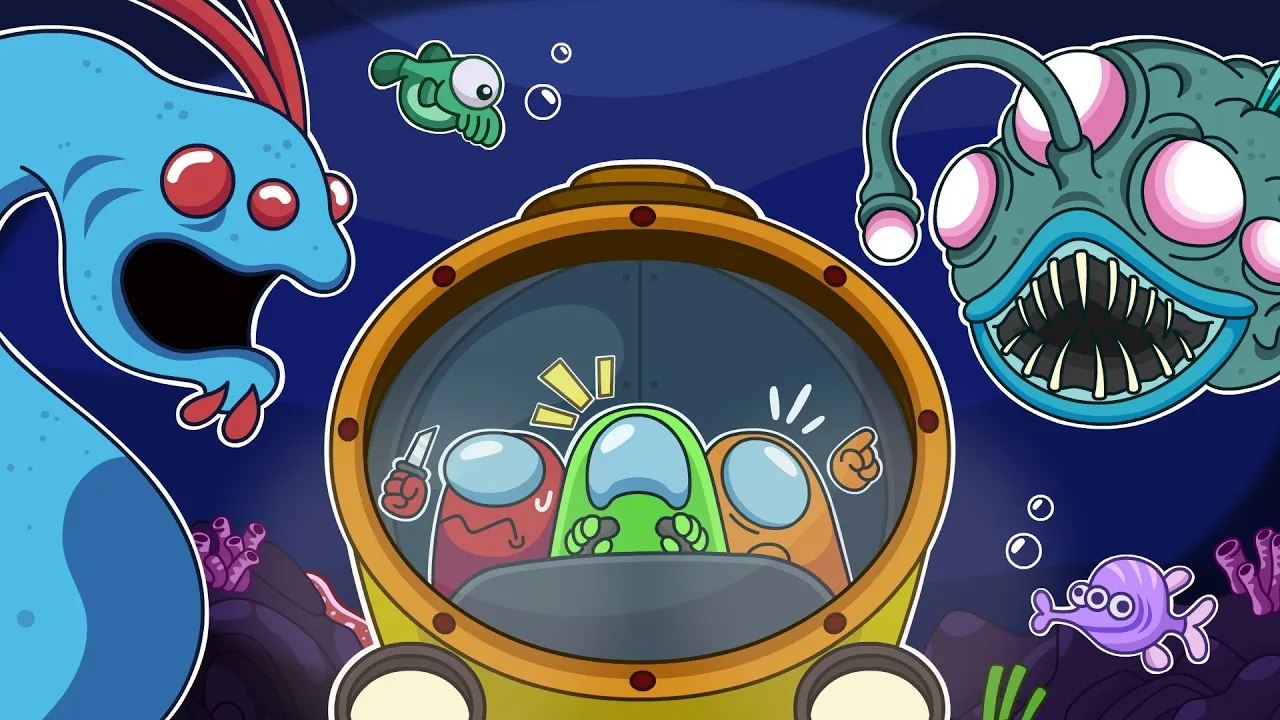 AMONG US! СРЕДИ НАС: ХАОС В ПОГРУЖЕНИИ! Анимация Роблокс