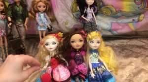 Сказочная свадьба красивых кукол. Эвер  афтер хай, барби,