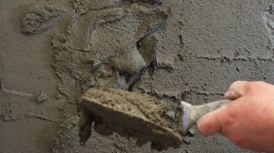 Армированная ФАСАДНАЯ штукатурка БОЛАРС. Набрызг, нанесение по маякам, разравнивание правилом