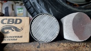 УАЗ Патриот грохот катализатора, установка пламегасителя нового образца.