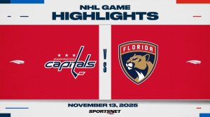 14.11.2025 | ОБЗОР МАТЧА | Флорида Пантерз - Вашингтон Кэпиталз | Highlights