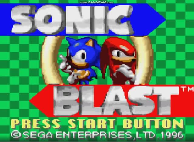 Sonic Blast (Прохождение,1 часть) Начало пути по холмам мостов!