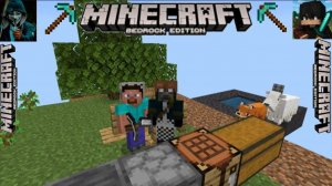 Minecraft один блок с другом Polkovnik_Artem Часть 2