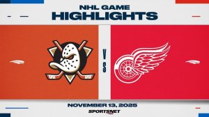 14.11.2025 | ОБЗОР МАТЧА | Детройт Ред Уингз - Анахайм Дакс | Highlights