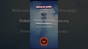 Voice to radio