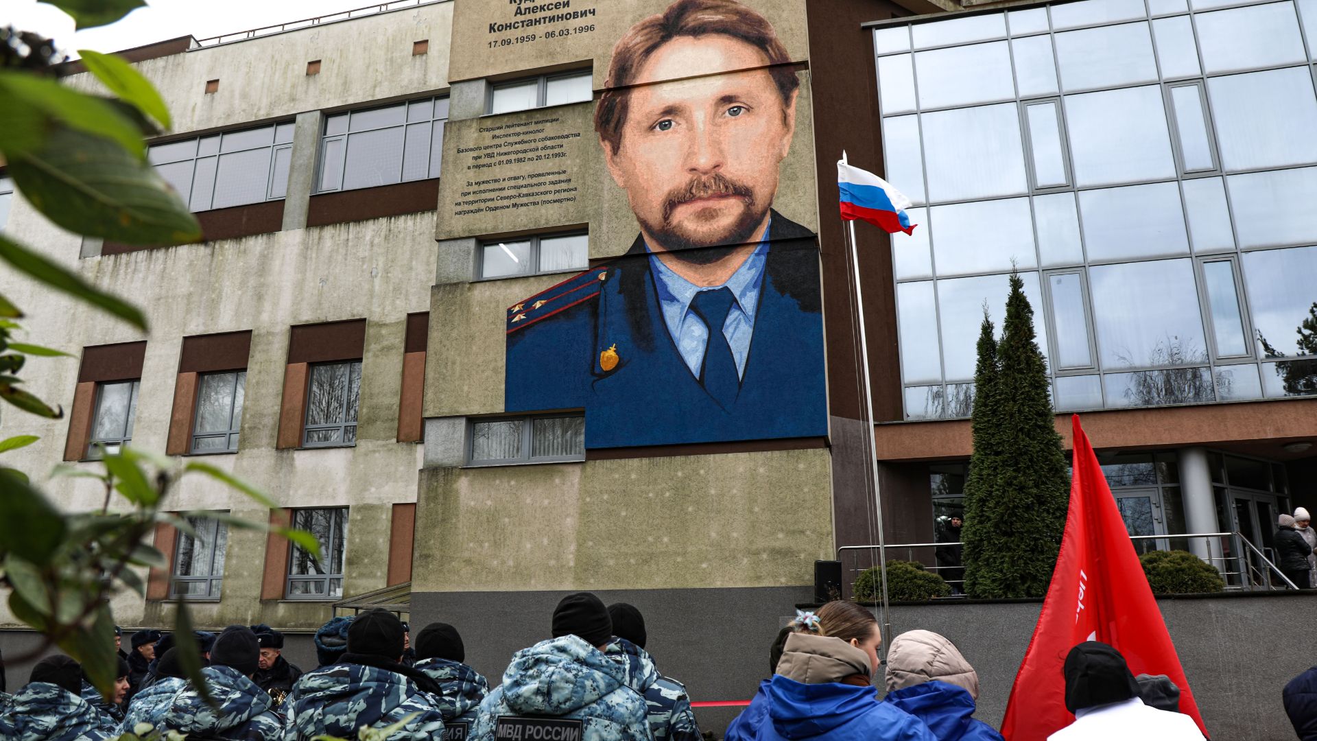 В ЦКС открыт мурал в честь Героя России Алексея Кудрявцева смотреть онлайн