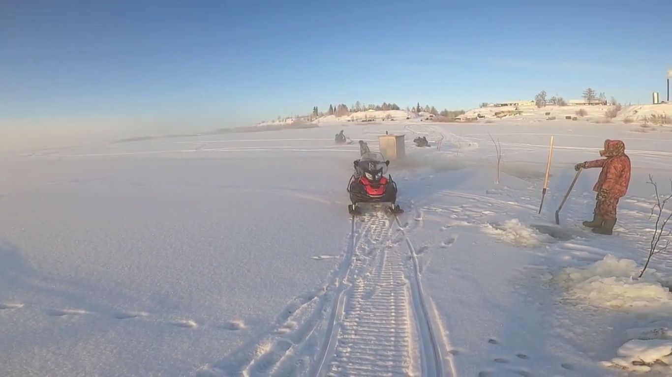 Рыбалка по крупному! Помощь односельчанину.