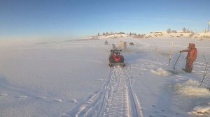 Рыбалка по крупному! Помощь односельчанину.