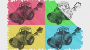 Синий трактор стал НАСТОЯЩИМ трактором! Развивающий мультфильм