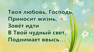 Твоя любовь Господь растопит лёд.