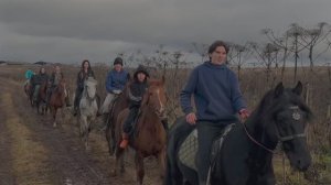 Осенние сборы_первый галоп новичка Леры