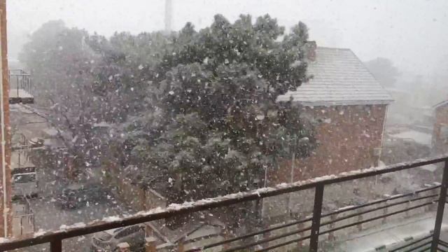 Снег хлопьями Геленджик