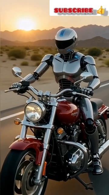 #robot #funny #motorcycle #interesting смотреть онлайн