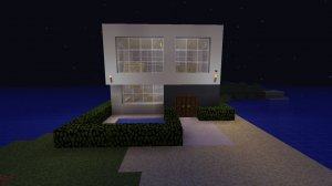 Строительство дома хай-тек в Майнкрафт