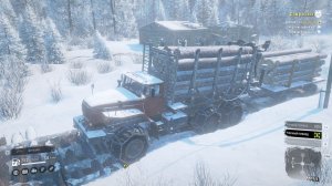 SnowRunner. Амур. Чернокаменск. Контракт "Дом рыбака"