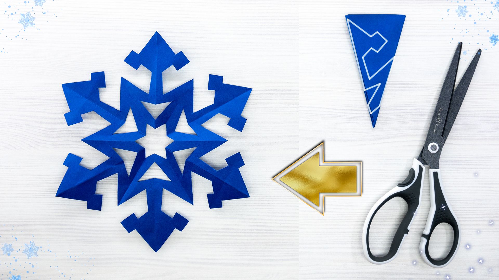 Easy DIY Paper Snowflake Tutorial for Christmas смотреть онлайн