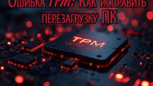 Ошибка TPM: Как исправить перезагрузку ПК?
