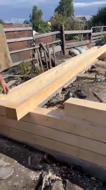 начинаем строить баню