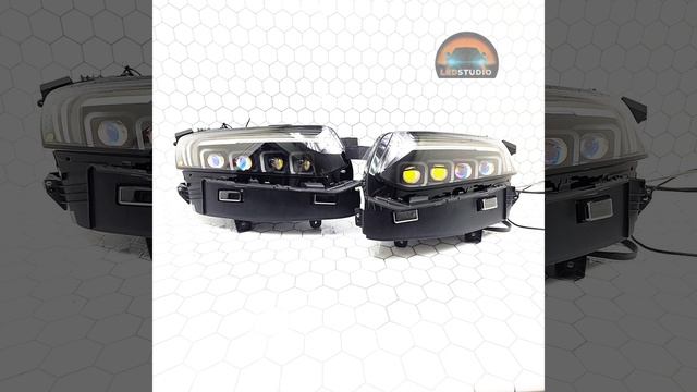 Geely Tugella модернизация света фар - два Bi led + 2 моно модуля на фару!