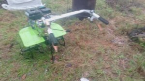 Обкатка нового мотоблока.