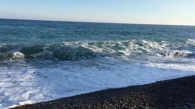 Массандровский пляж зимой