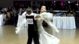 Медленный вальс, танго, квикстеп. Юниоры-1 St (E). Kinezis Cup 2025 / спортивные бальные танцы