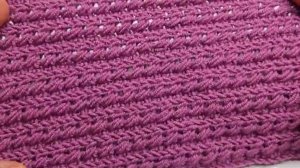 Очень простой узор крючком для начинающих - Вязание крючком