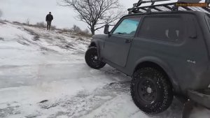 По Бездорожью на ТУРБОВОЙ НИВЕ. Крутой Подъем.