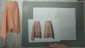 Моделирование. Спинка и полочка вместе. Выкройка № 1866.