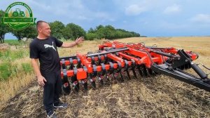 обзор плюс отзыв с тёплых краёв на лущильник 6 метров "RED HUSKER" от завода "БДМ-Агроцентр"