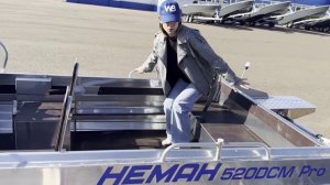 Обзор лодки Неман -  520 dcm pro